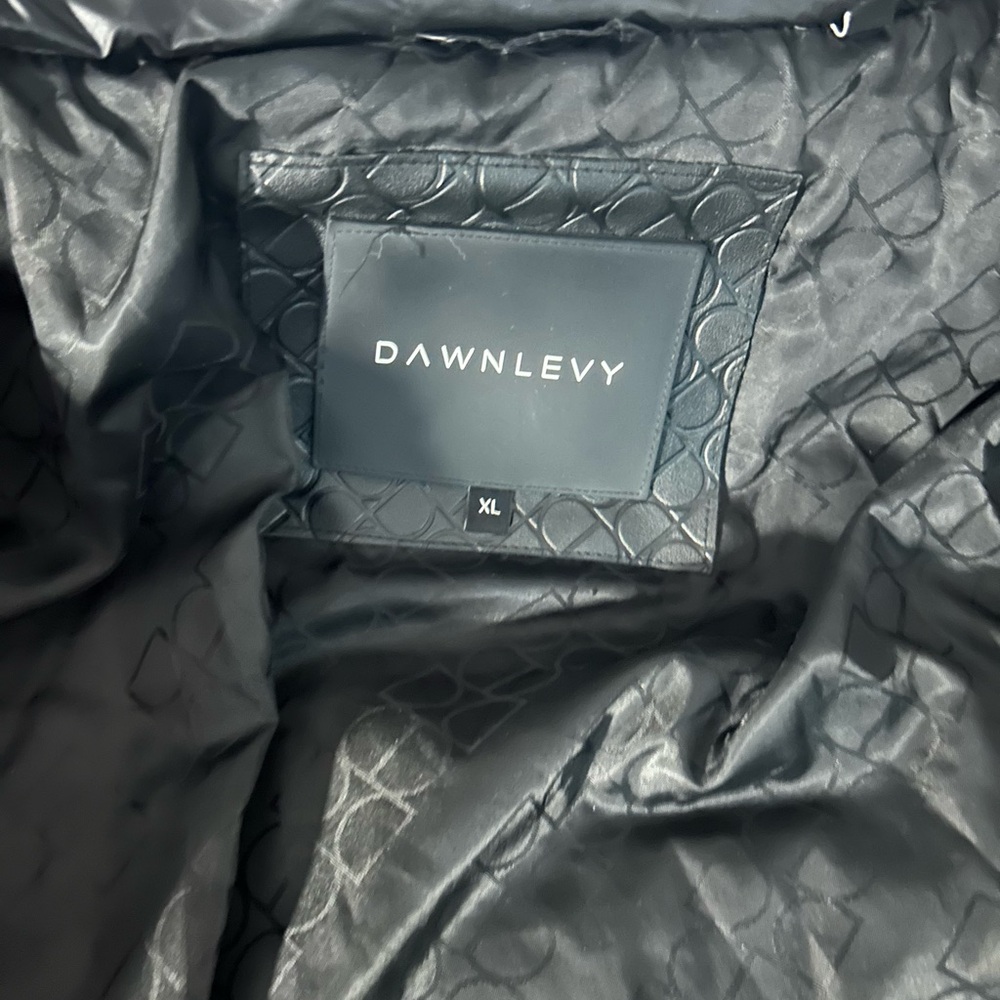 Dawn Levy Black Quilted Interior Jacket